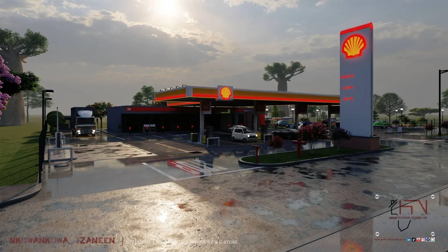 Sasol Nkowankowa 3D Rendering_2 - Photo